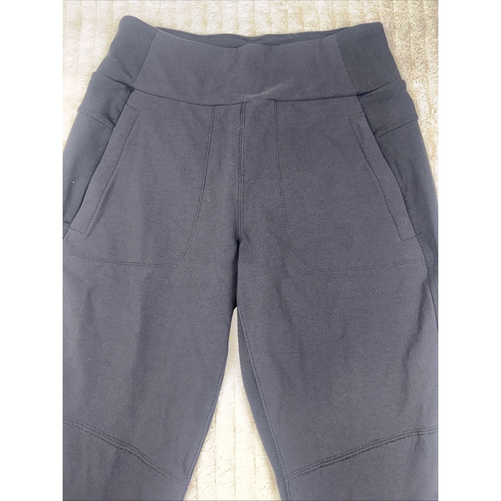 Athleta Women Chelsea Travel Commute Lightweight Stretch Pants Black Size 4 NICE - Picture 2 of 13